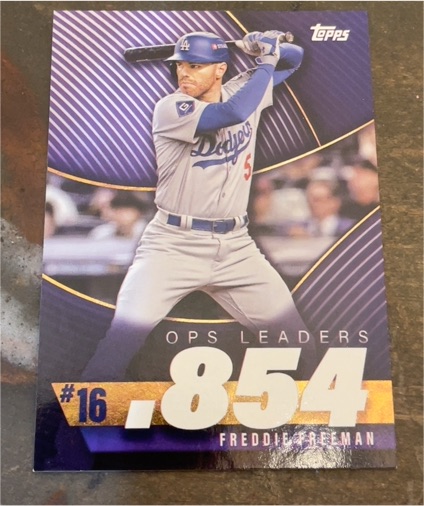 2023 Topps #16 Freddie Freeman — front