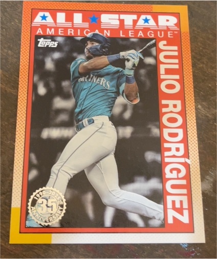 2022 Topps All-Star #AS-AL Julio Rodriguez — front