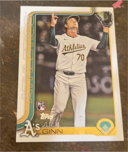 2022 Topps #8 J.T. Ginn — front