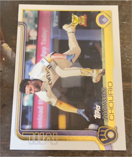 2023 Topps #MIL Jackson Chourio — front