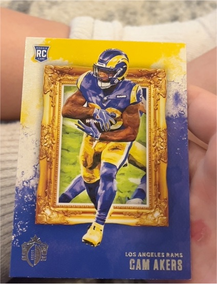 2020 Panini Rookie Card Cam Akers — front