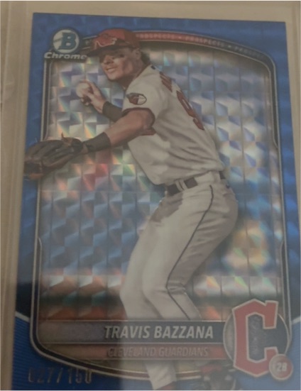 2021 Bowman Chrome #C28 Travis Bazzana — front