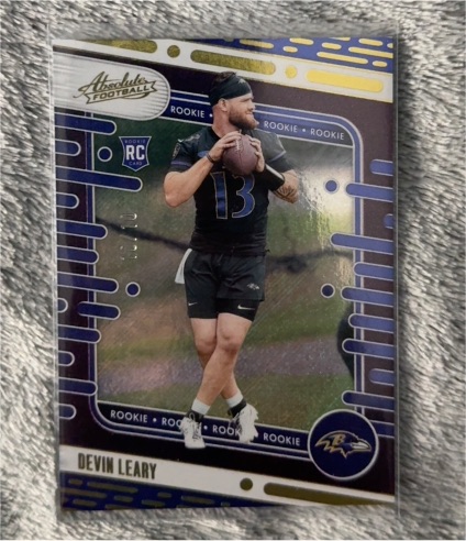 2022 Absolute Football Rookie #RC Devin Leary — front