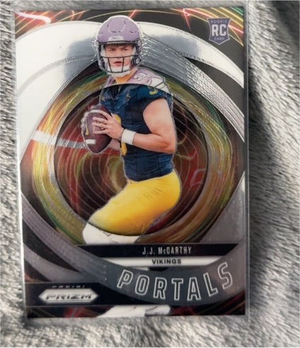 2022 Panini Prizm #PORTALS J.J. McCarthy — front