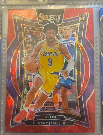 2024 Panini Select #25 Bronny James Jr. — front