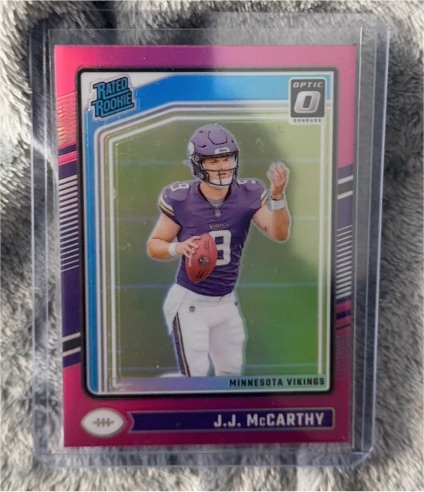 2022 Donruss Optic Rated Rookie J.J. McCarthy — front