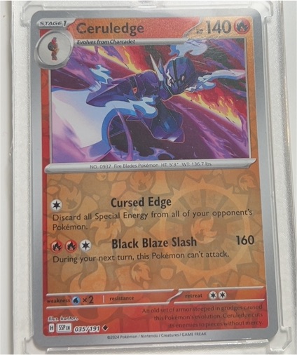 2024 Pokemon Scarlet & Violet #035 Ceruledge — front
