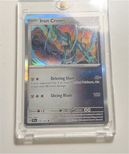 2021 Pokémon SWSH Chilling Reign #132 Iron Crown — front