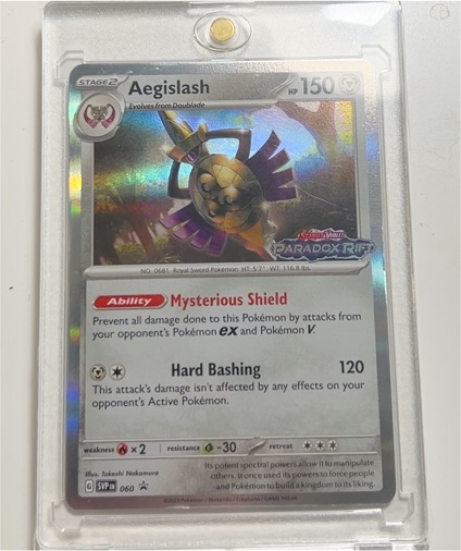 2021 Pokémon SWSH Paradox Rift #060 Aegislash — front