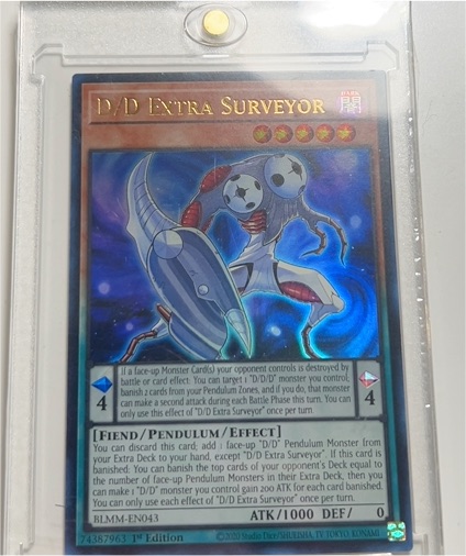 2016 Yu-Gi-Oh! BLMM-EN043 D/D Extra Surveyor — front