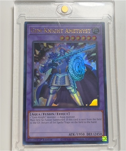 2010 Yu-Gi-Oh! BIMS-EN011 Gen-Knight Amethyst — front