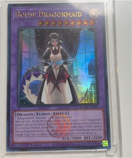 2020 Yu-Gi-Oh! BLVO-EN063 House Dragonmaid — front