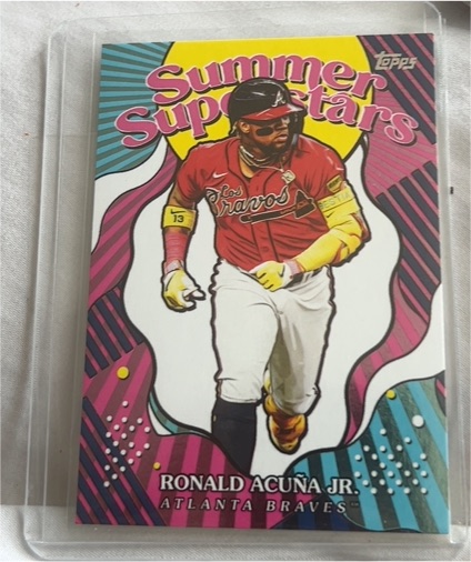 2023 Topps Summer Superstars Ronald Acuña Jr. — front