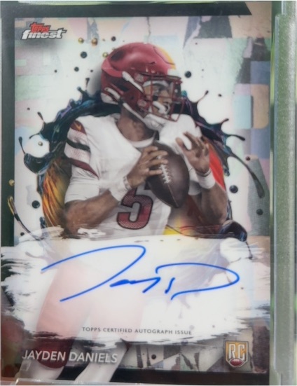 2022 Topps Finest #RC Jayden Daniels — front