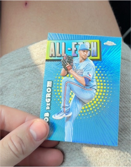 2023 Topps Chrome All-Etch #ALL-ETCH Rob DeGrom — front
