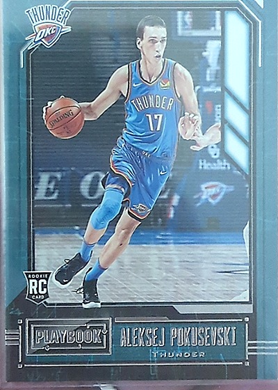 2020 Panini Playbook #17 Aleksej Pokusevski — front
