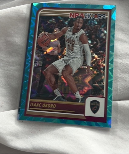 2021 NBA Hoops #15 Isaac Okoro — front