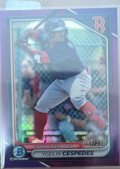 2022 Bowman Chrome #001 Yoelin Cespedes — front