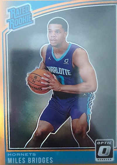 2018 Donruss Optic #177 Miles Bridges — front