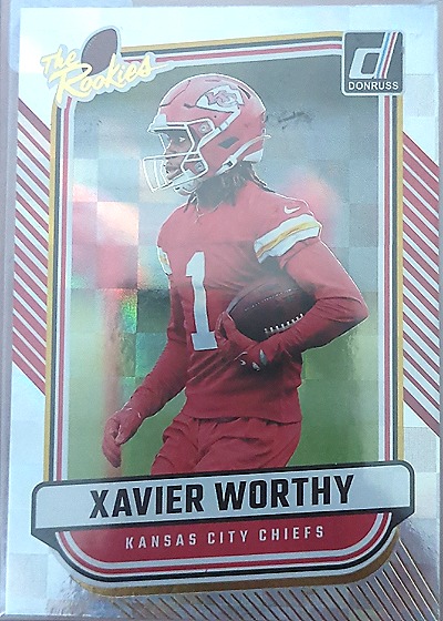 2023 Donruss The Rookies Xavier Worthy — front