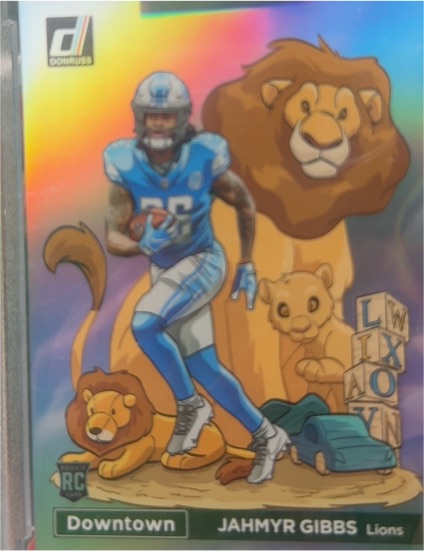 2022 Donruss Downtown #Jahmyr Gibbs — front