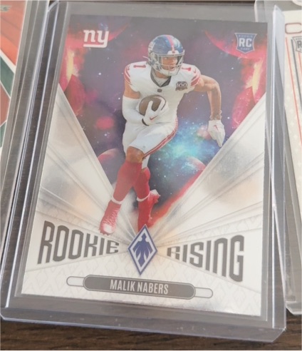 2022 Panini Rookie Rising Malik Nabers — front