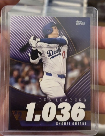 2023 Topps OPS Leaders #2 Shohei Ohtani — front
