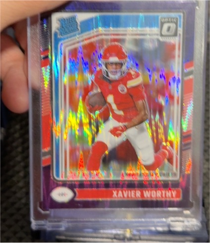 2022 Donruss Optic #1 Xavier Worthy — front