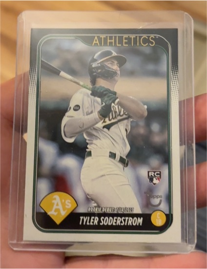2021 Topps #C18 Tyler Soderstrom Rookie Debut — front