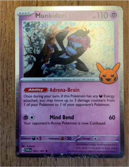 2020 Pokémon #095 Munkidori — front