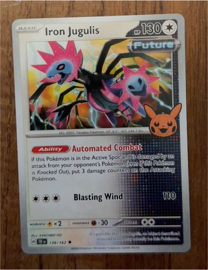 2023 Pokémon Scarlet & Violet Paradox #139 Iron Jugulis — front