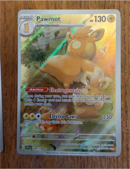 2022 Pokémon SV11 209/198 Pawmot — front