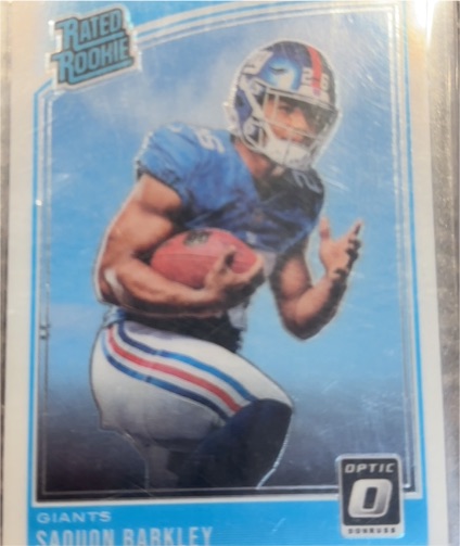 2018 Donruss Optic #269 Saquon Barkley — front