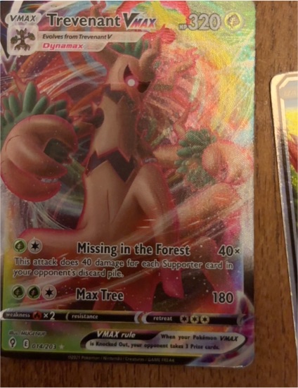 2021 Pokémon VMAX #014 Trevenant VMAX — front