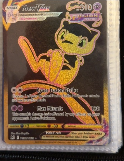 2020 Pokémon VMAX Fusion Strike #190 Mew VMAX — front