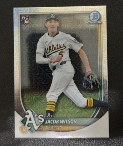 2021 Bowman Chrome #BCP-5 Jacob Wilson — front