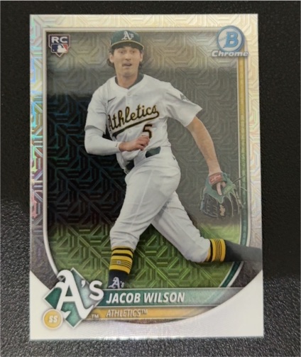 2021 Bowman Chrome #55 Jacob Wilson — front