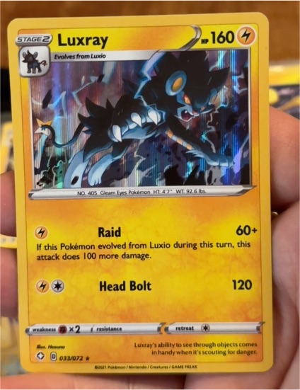 2021 Pokémon 033 Luxray — front