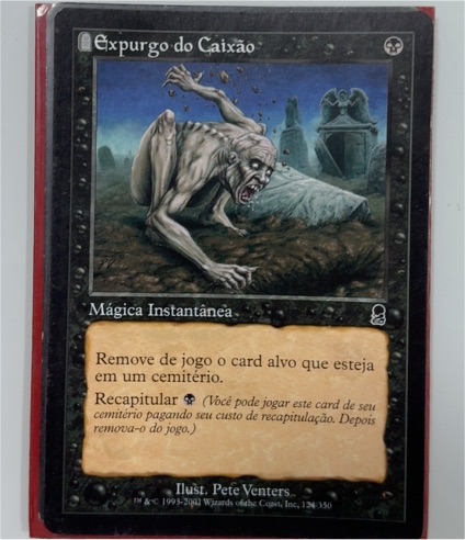 2001 Magic: The Gathering #124 Expurgo do Caixão — front