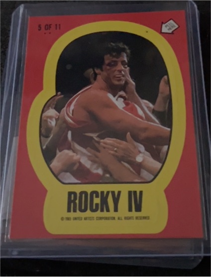 1977 Topps Rocky IV #5 Rocky Balboa — front
