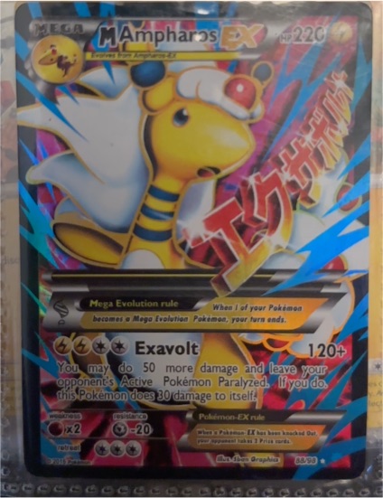 2012 Pokémon Mega Ampharos EX #85 — front