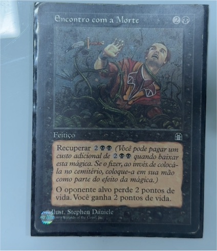1995 Magic: The Gathering Encontro com a Morte — front