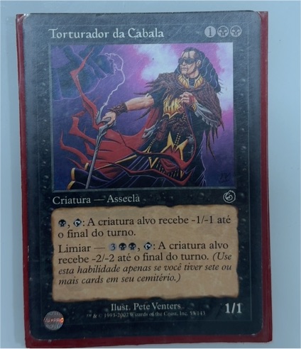 2002 Magic: The Gathering Torturador da Cabala — front