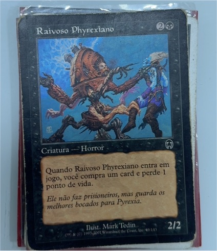 1999 Magic: The Gathering Raivoso Phyrexiano — front