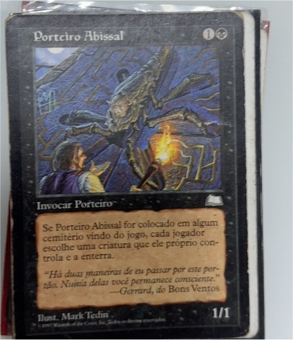 1997 Magic: The Gathering Porteiro Abissal — front