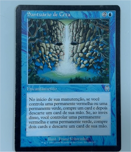 2001 Magic: The Gathering #20 Santuario de Ceta — front