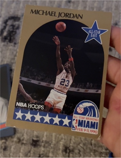 1990 NBA Hoops Michael Jordan All-Star East — front