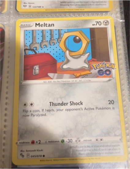 2022 Pokémon GO #045 Meltan — front