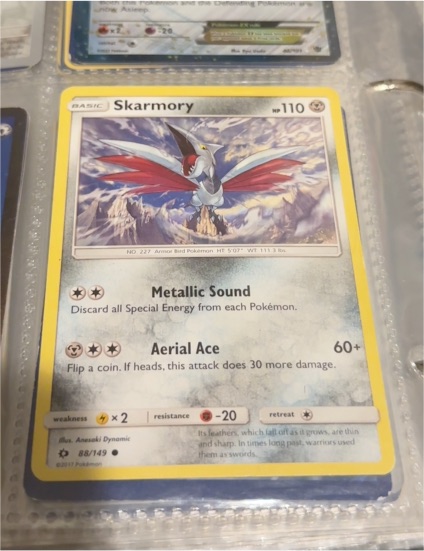 2017 Pokémon #88 Skarmory — front