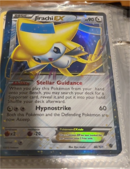 2014 Pokémon EX #40 Jirachi EX — front
